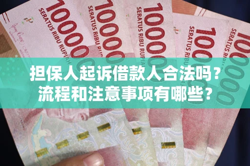 济南担保人起诉借款人合法吗？流程和注意事项有哪些？