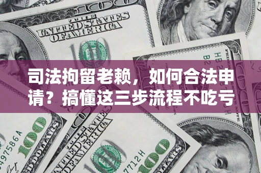 济南司法拘留老赖，如何合法申请？搞懂这三步流程不吃亏！