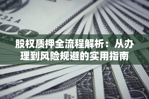 济南股权质押全流程解析：从办理到风险规避的实用指南