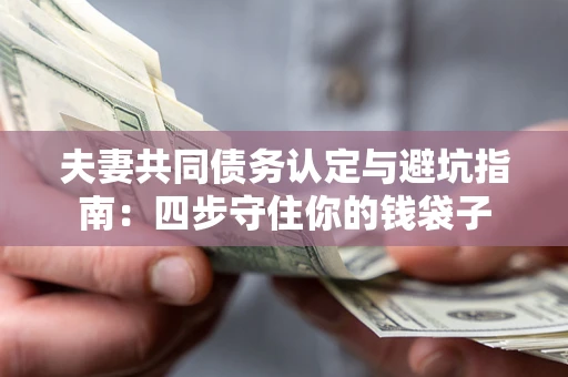 济南夫妻共同债务认定与避坑指南：四步守住你的钱袋子