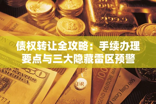 济南债权转让全攻略：手续办理要点与三大隐藏雷区预警